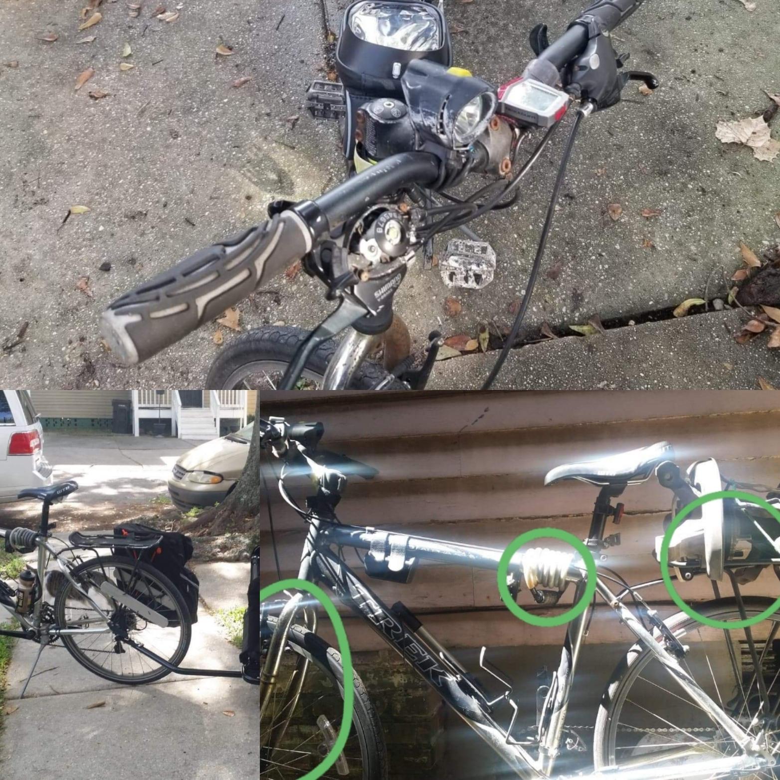 2003 Trek 4300 Silver, gray or bare metal and Black