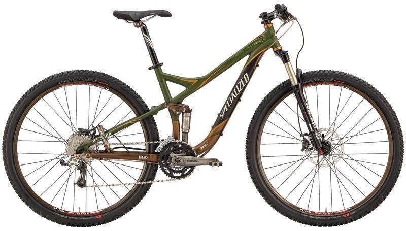 2008 Specialized Stumpjumper FSR 29 Frame Green, Black, and Yellow or Gold
