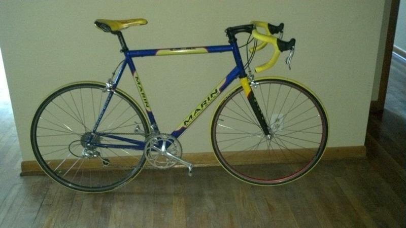 2000 Marin Bikes San Marino Blue and Yellow or Gold