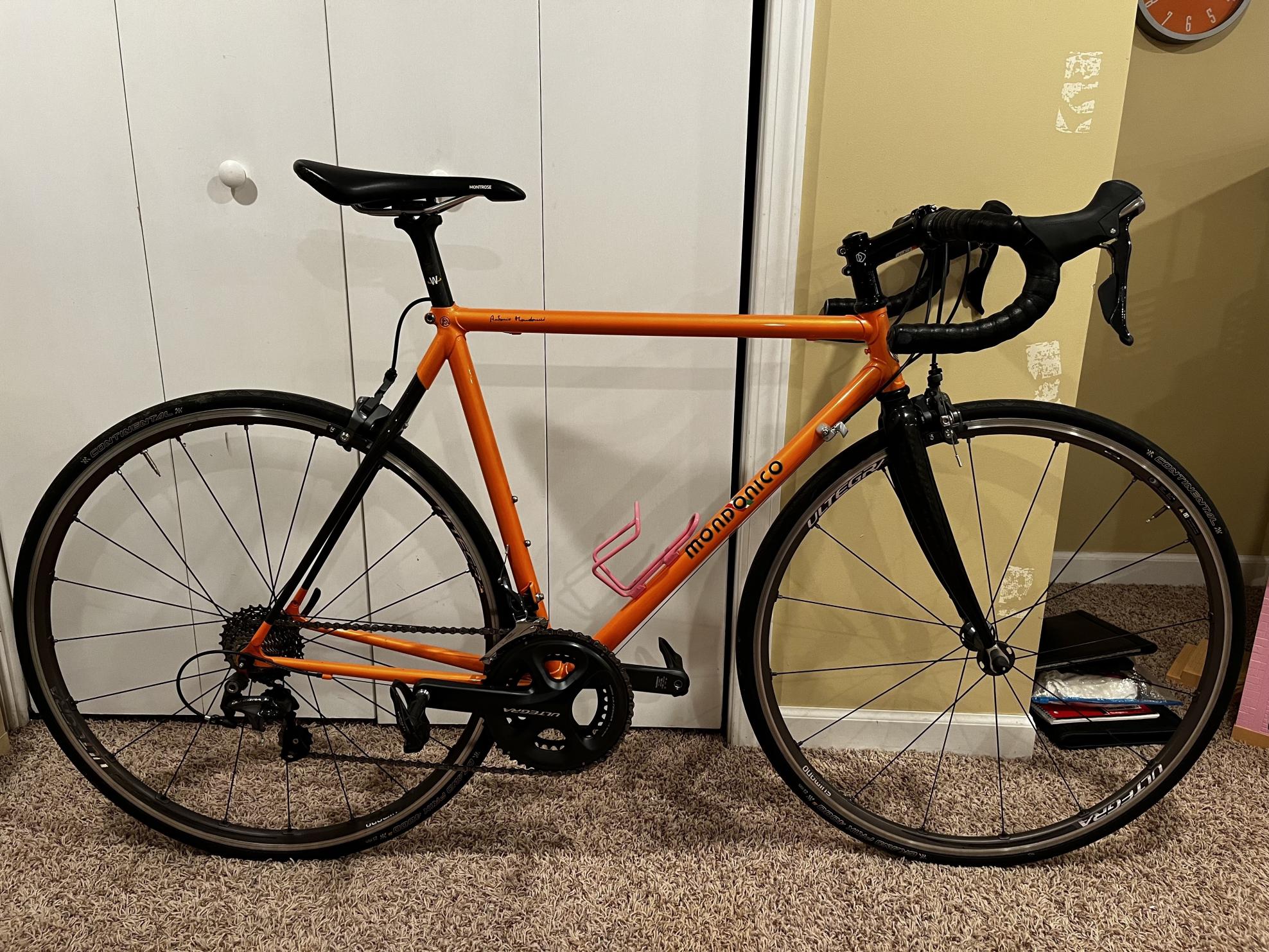 Mondonico Steel with carbon seat stays, 53cm, s... Orange