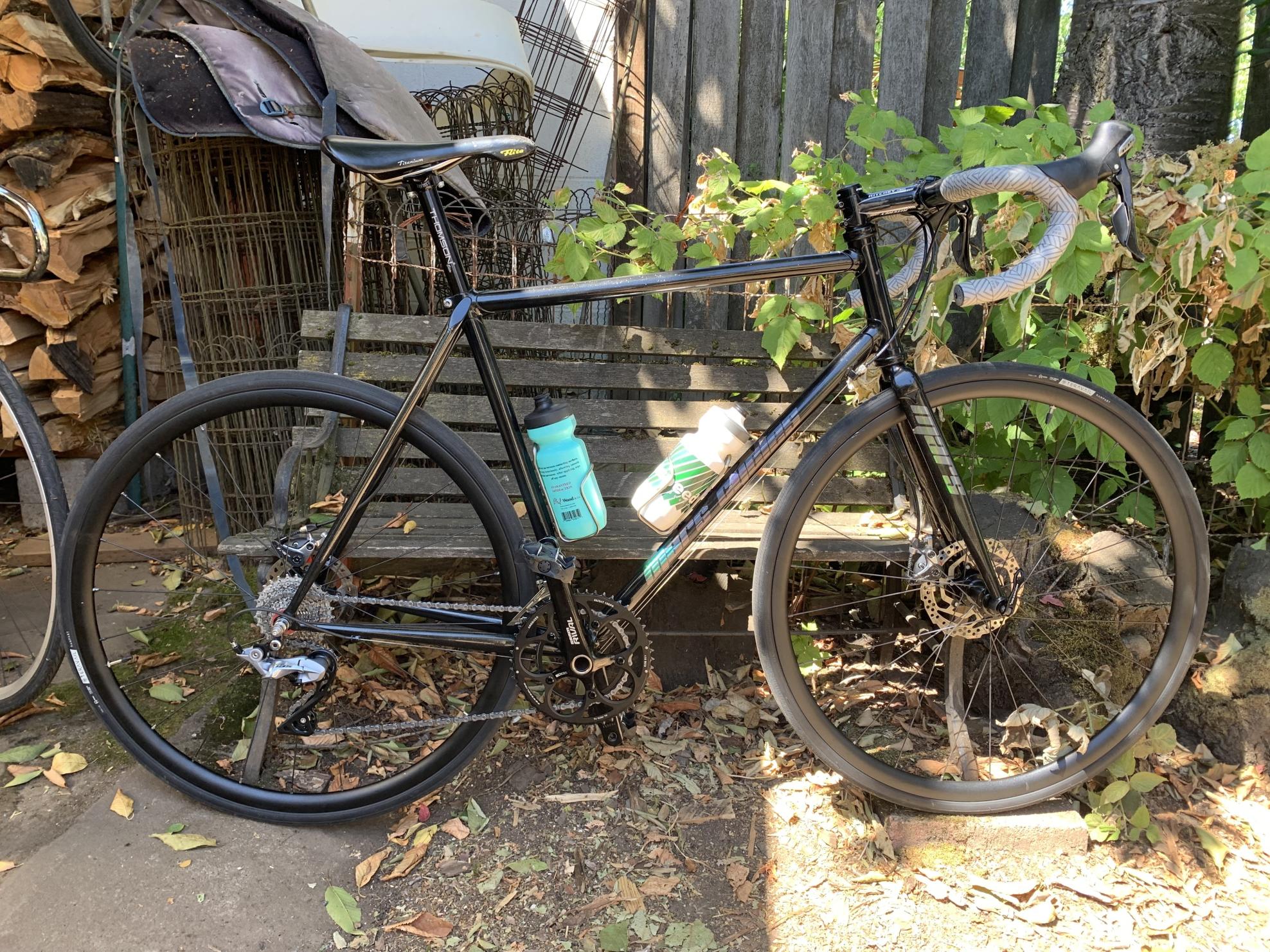 Mars Cycles Slant 6 Lugged Disc Frame/Columbus Ma... Black and Yellow or Gold