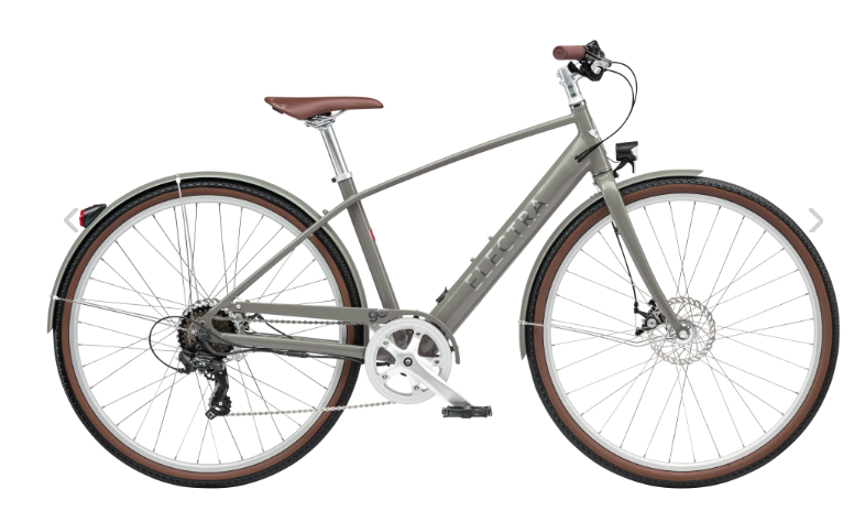 2024 Electra Loft Go! 7D Step Over Silver, gray or bare metal