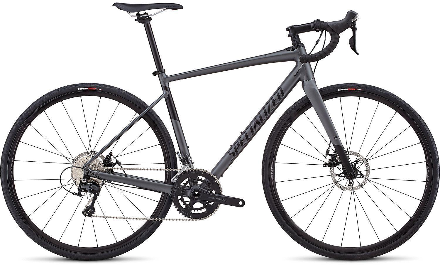 2018 Specialized DIVERGE MEN E5 COMP Silver, gray or bare metal