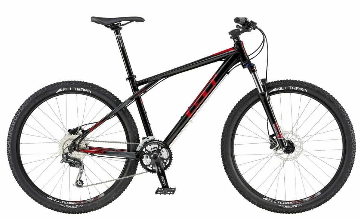 2023 GT Bicycles Hydroformed 6061 T6 Aluminum Frame Black and Red