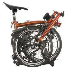 2022 Brompton Bicycle H6L Superlight P-Line Red