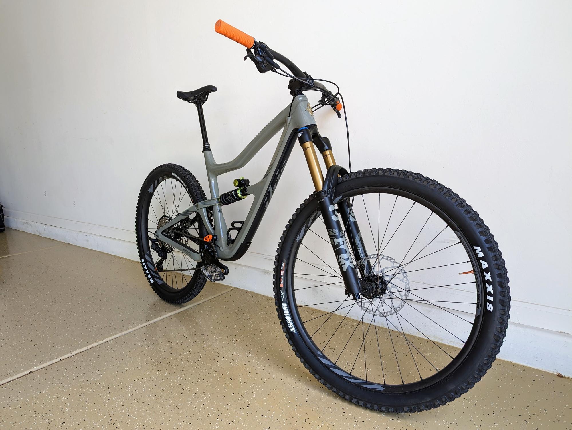 2022 Ibis Rimpo SLX Silver, gray or bare metal, Black, and Orange