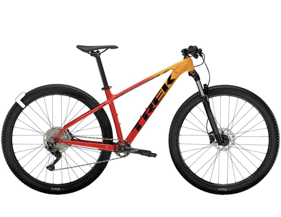 2021 Trek Marlin 7 Red, Orange, and Black