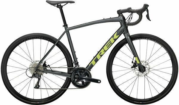 Trek Domane 3 Silver, gray or bare metal and Green