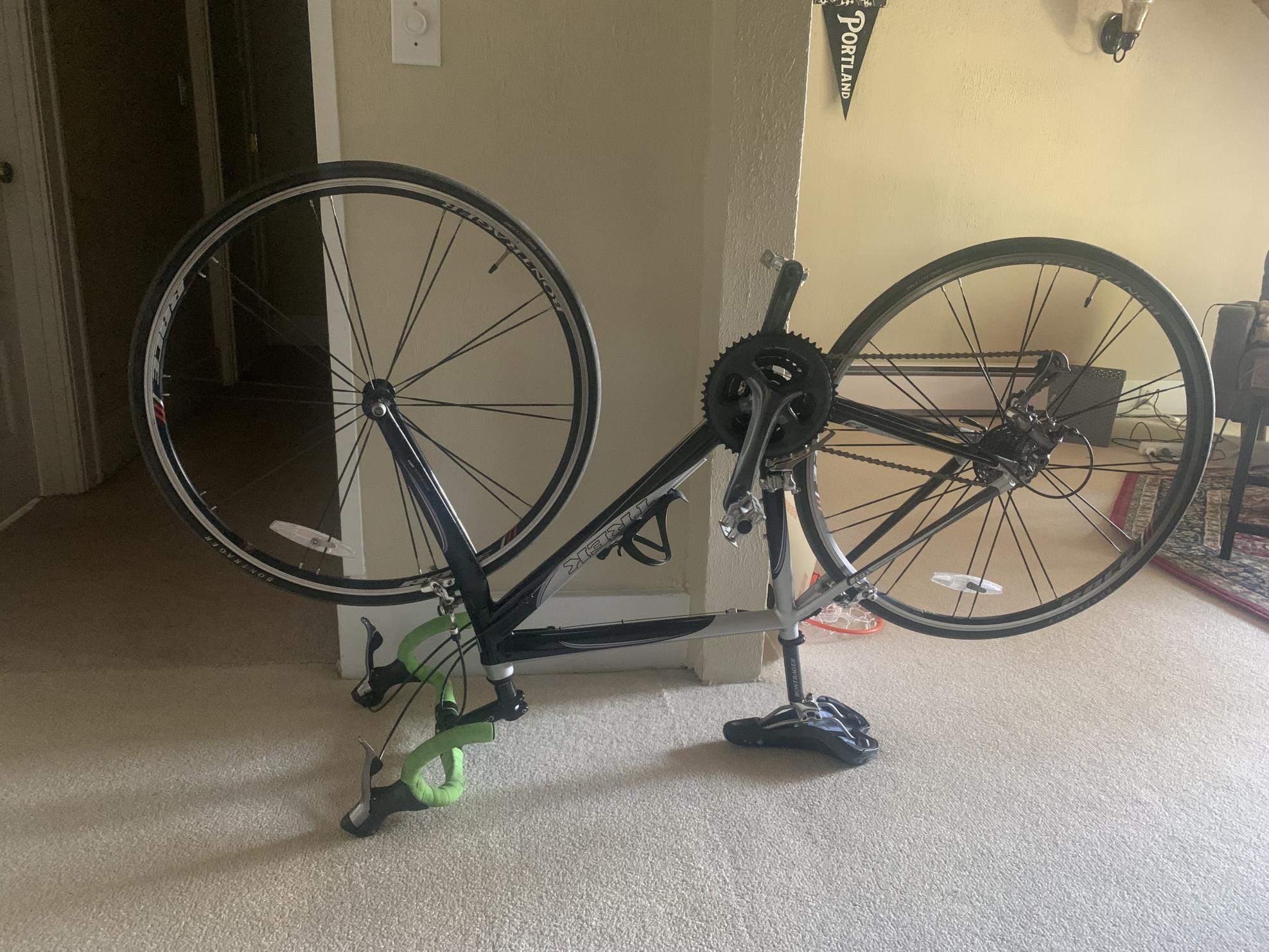 Trek Black and Silver, gray or bare metal