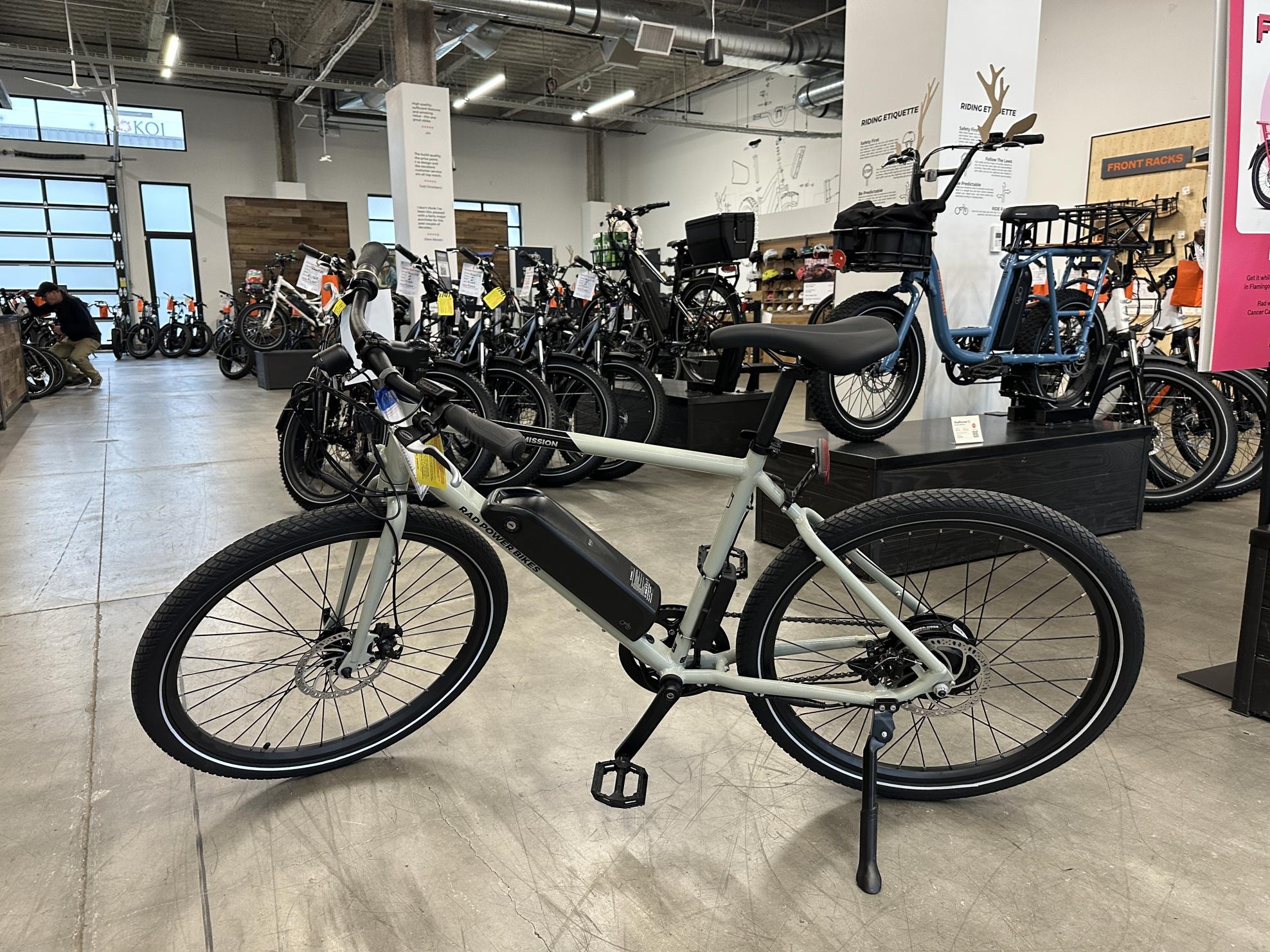 Rad Power Bikes Mission 1 Silver, gray or bare metal