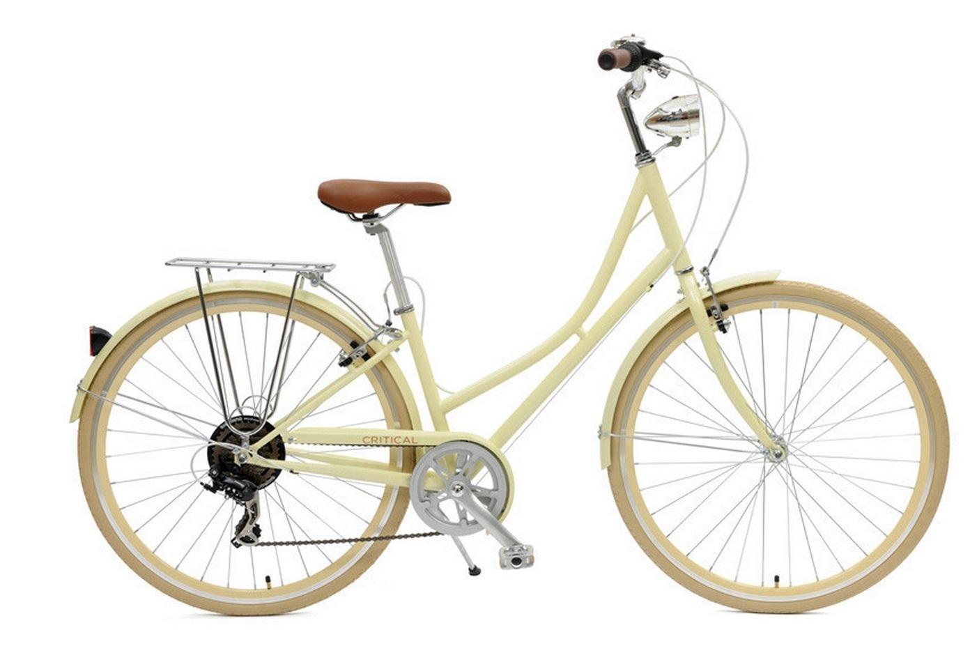 2014 Critical Cycles Step-thru 7-Speed Shimano Hybrid Urban Commuter Road Bicycle White