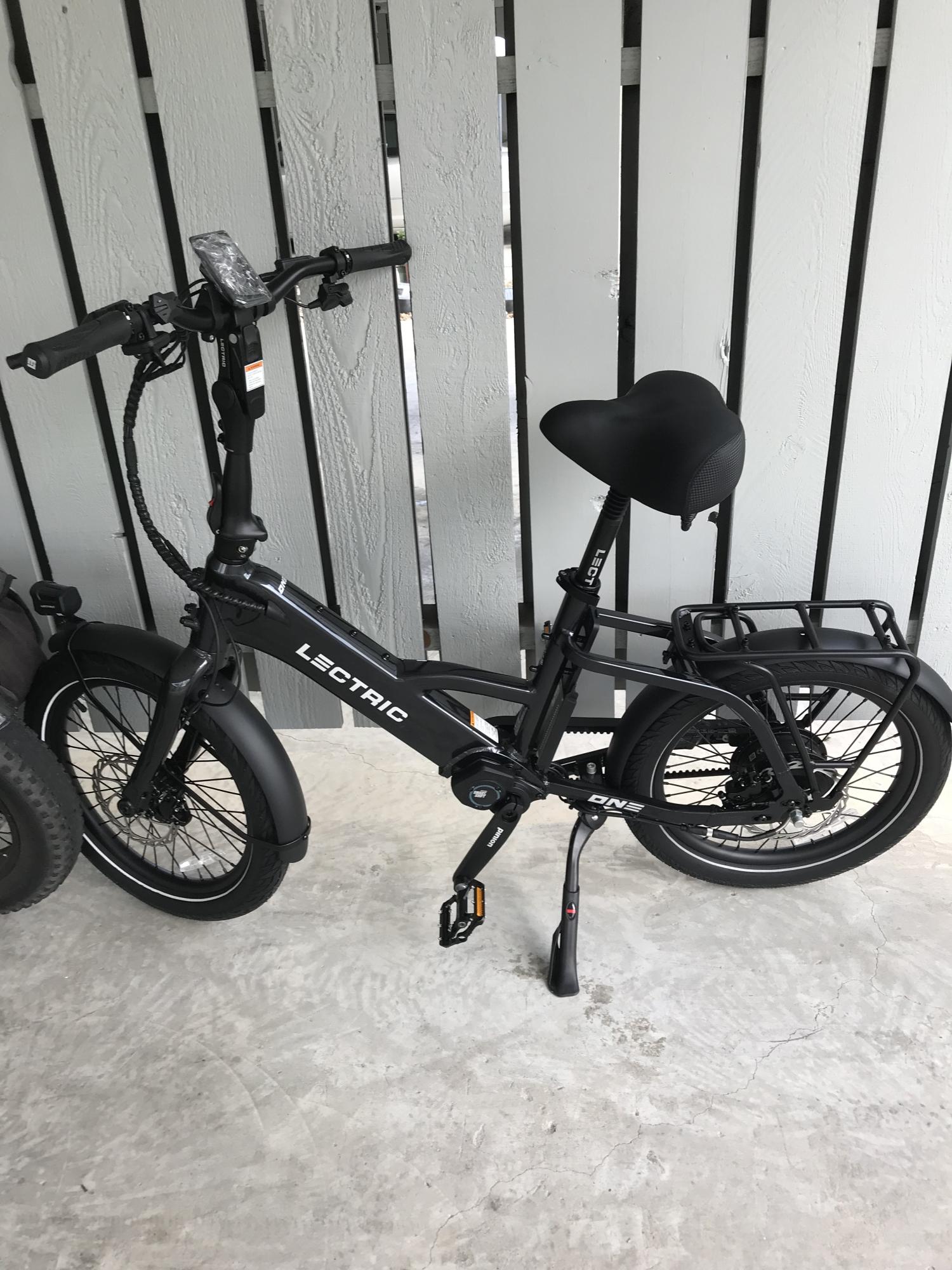 2024 Lectric eBikes One Silver, gray or bare metal