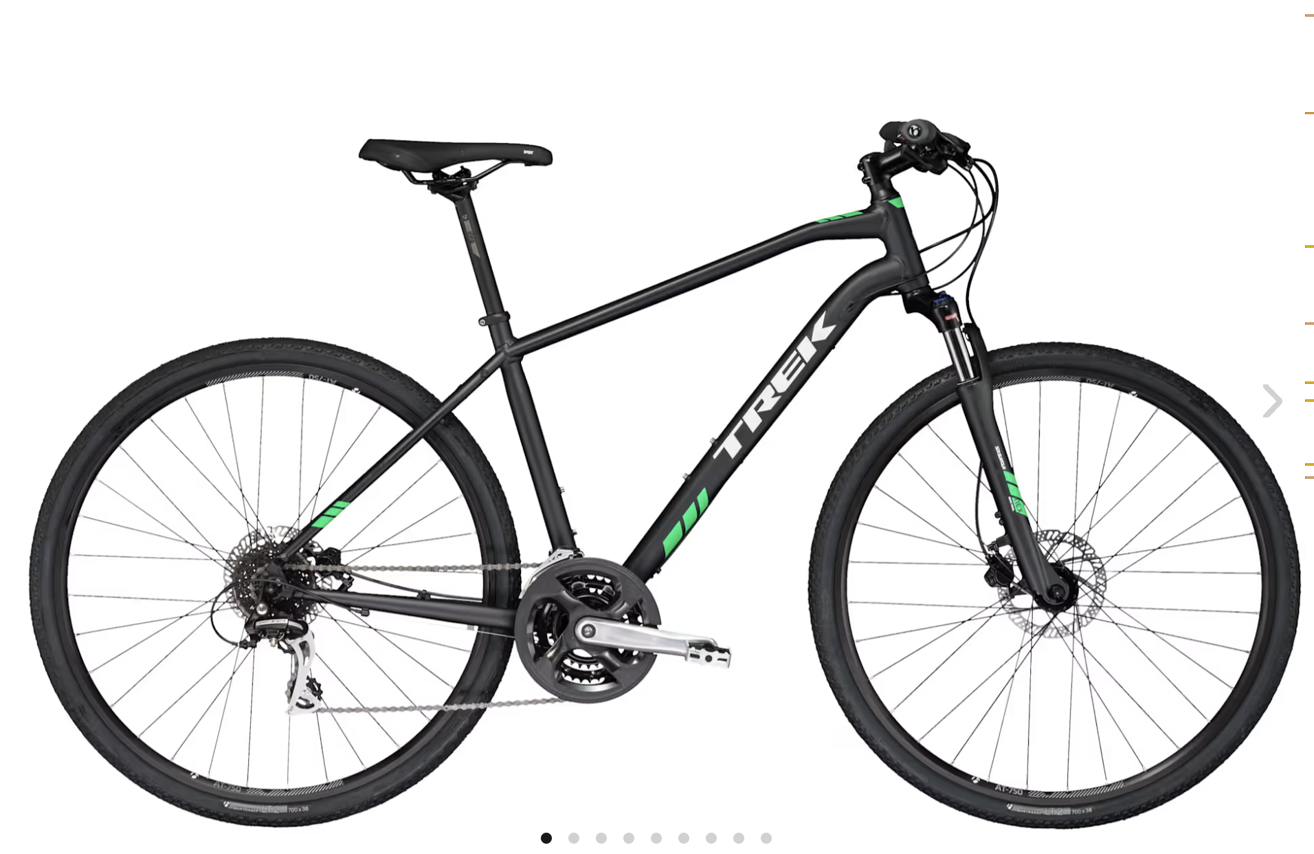 2017 Trek Dual Sport 2 (TREK DS 2 -17) Black and Green