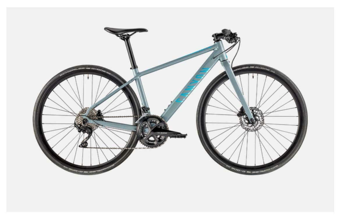 2022 Canyon bicycles Roadlite WMN AL 7.0 Silver, gray or bare metal