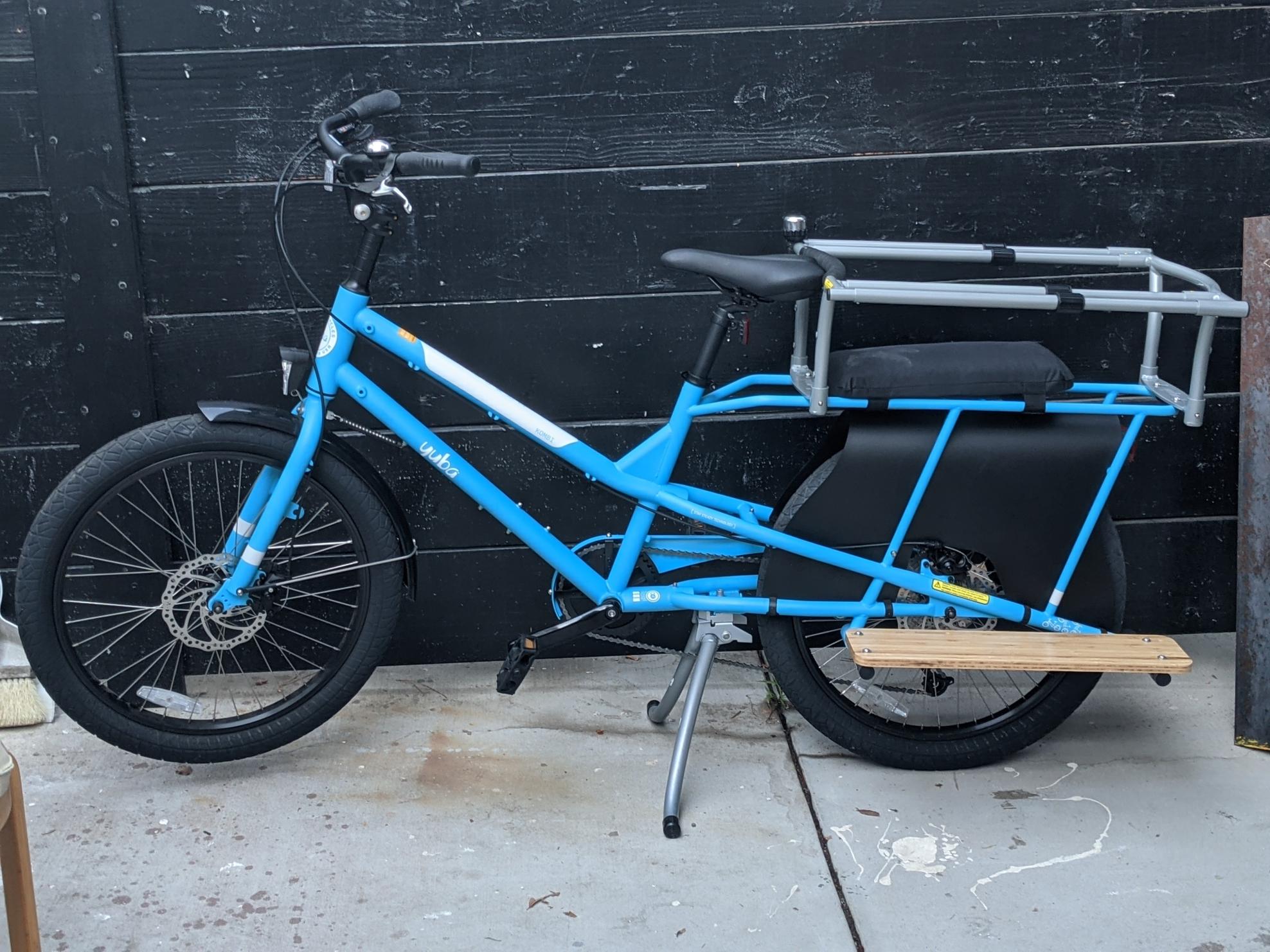 Yuba Kombi cargo bike rear (e.g. longtail) Blue