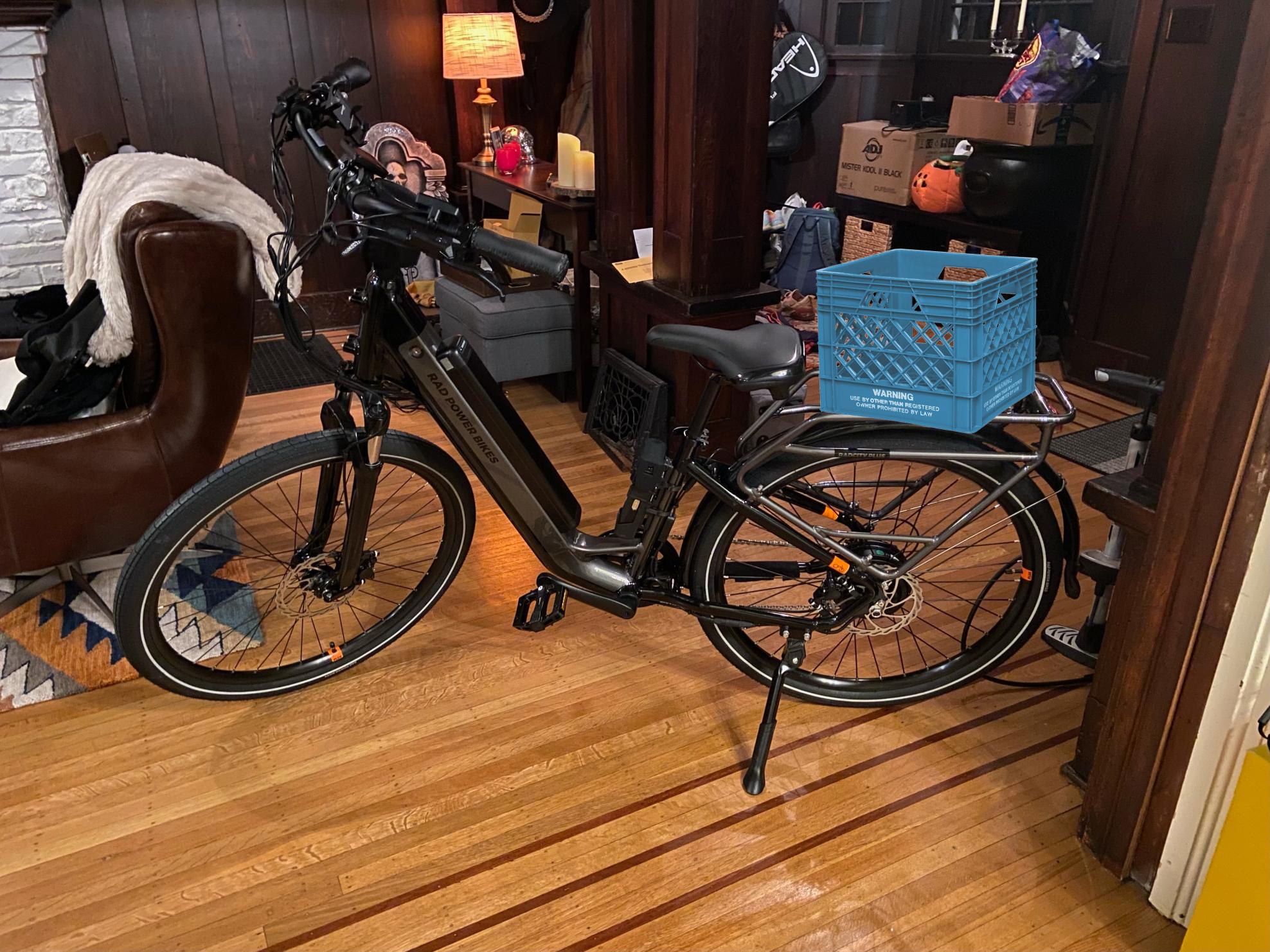 2021 Rad Power Bikes Rad City 5 Step thru Black