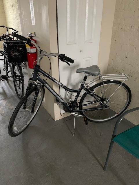 2012 Schwinn women's hybrid Silver, gray or bare metal