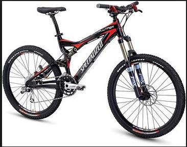 2007 Specialized Stumpjumper FSR Comp Black and Red