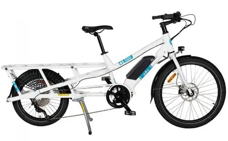 2023 Yuba cargo bike (rear storage) White