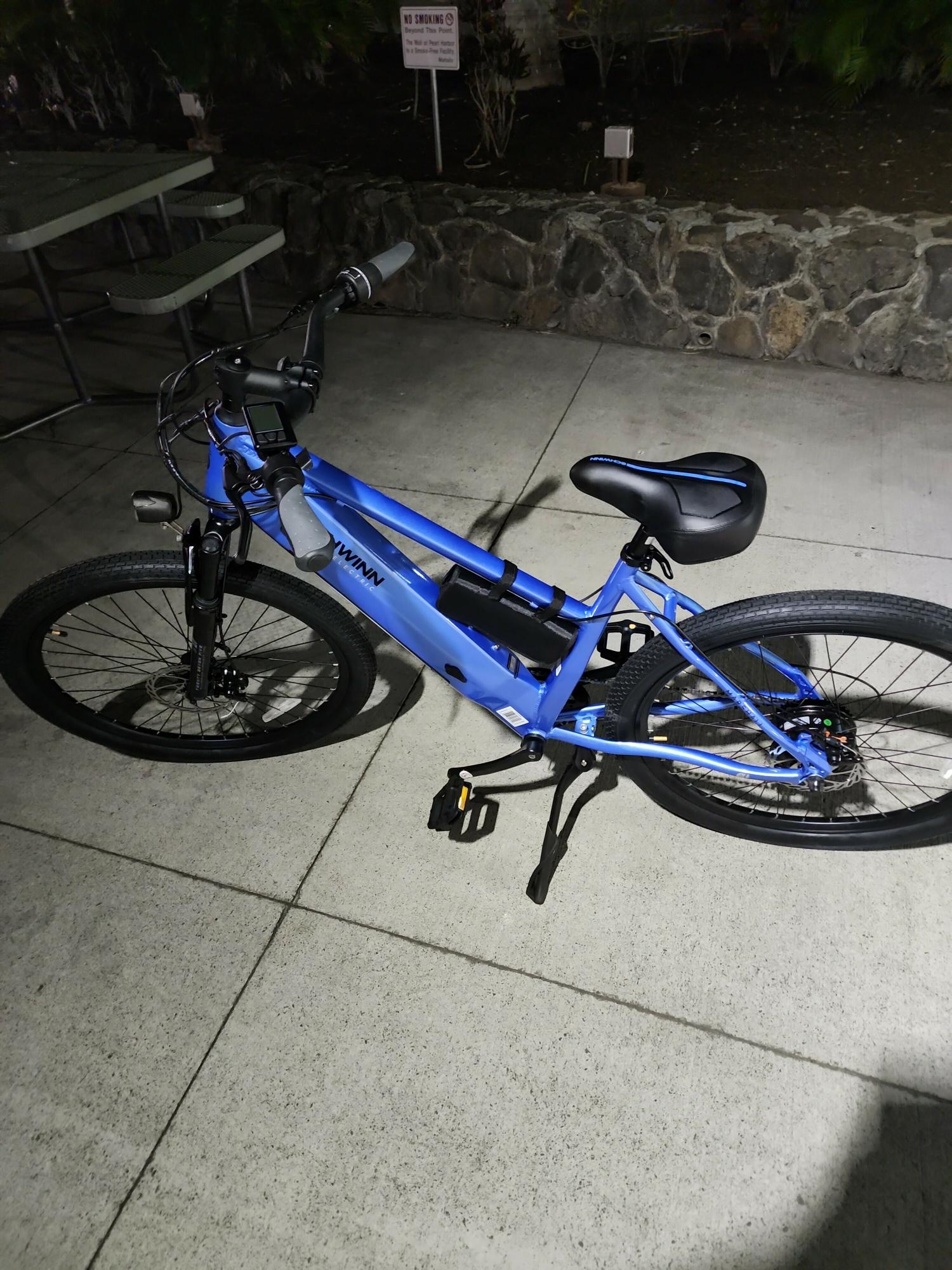 2023 Schwinn Marshall Adult Electric Hybrid Blue