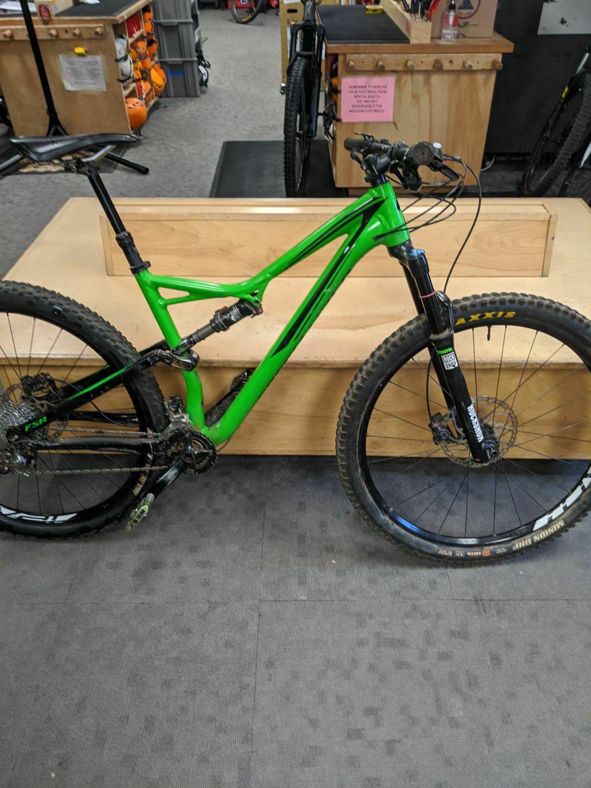 2016 Specialized Stumpjumper FSR Green