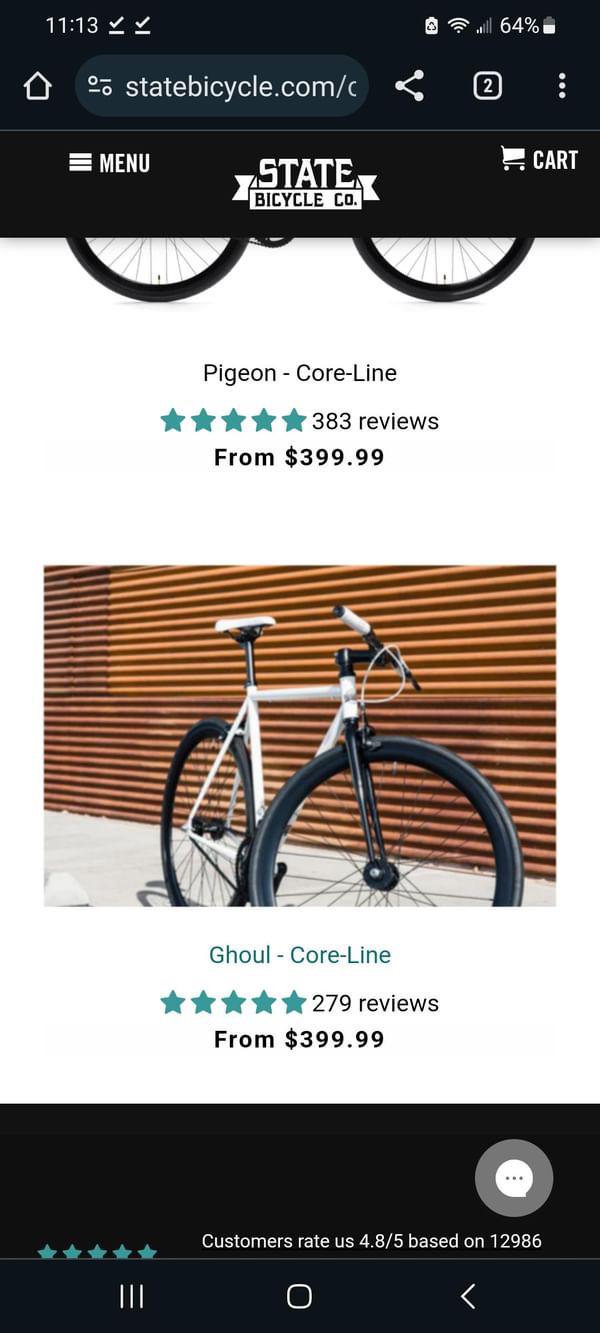 State Bicycle Co. core-line White