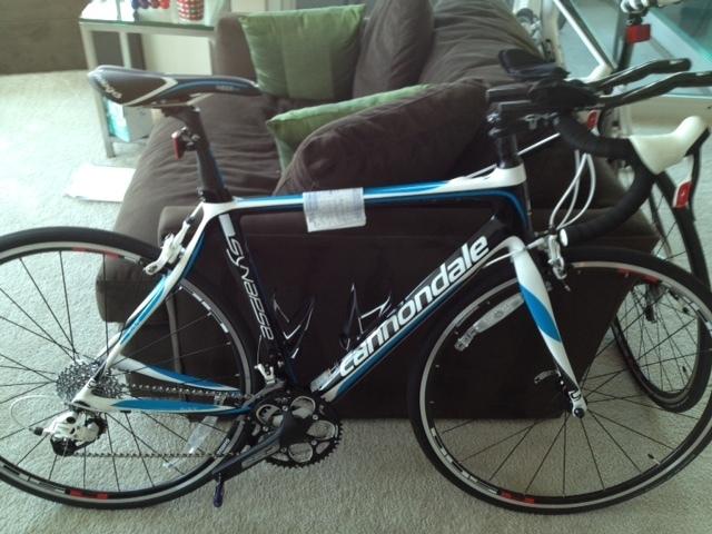 2012 Cannondale Synapse Carbon 6  White