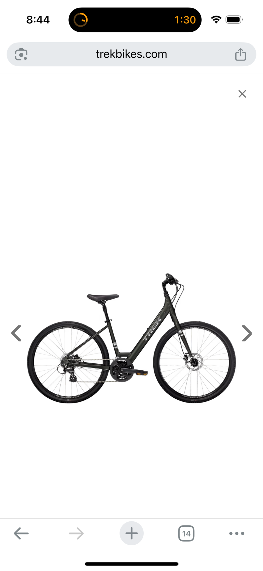 2022 Trek Verve Low Step Black