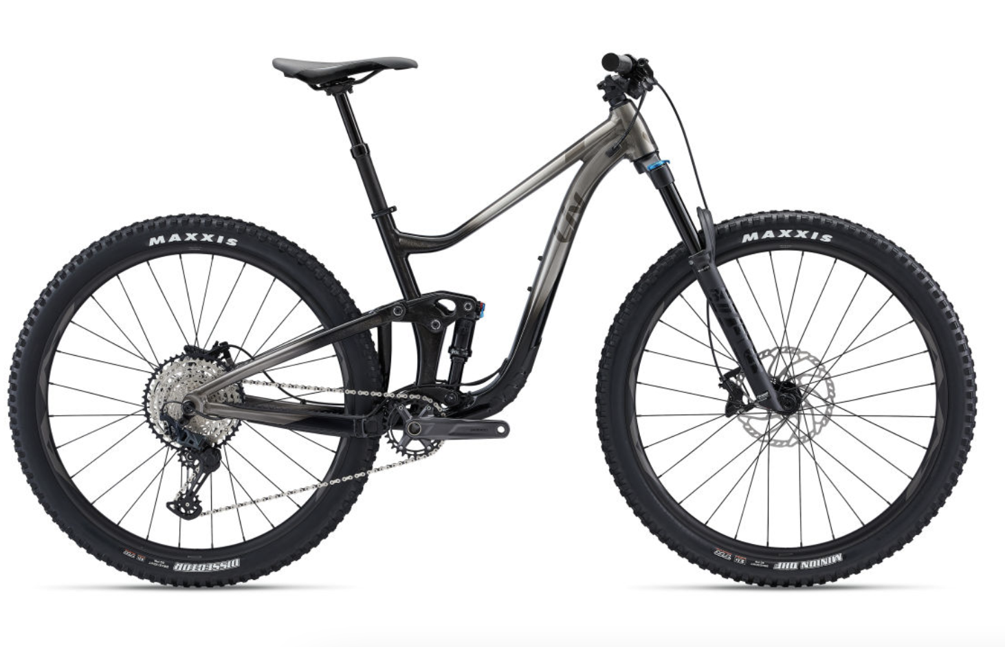 2022 Liv Intrigue 29 1 S Smoke Metal Black and Silver, gray or bare metal