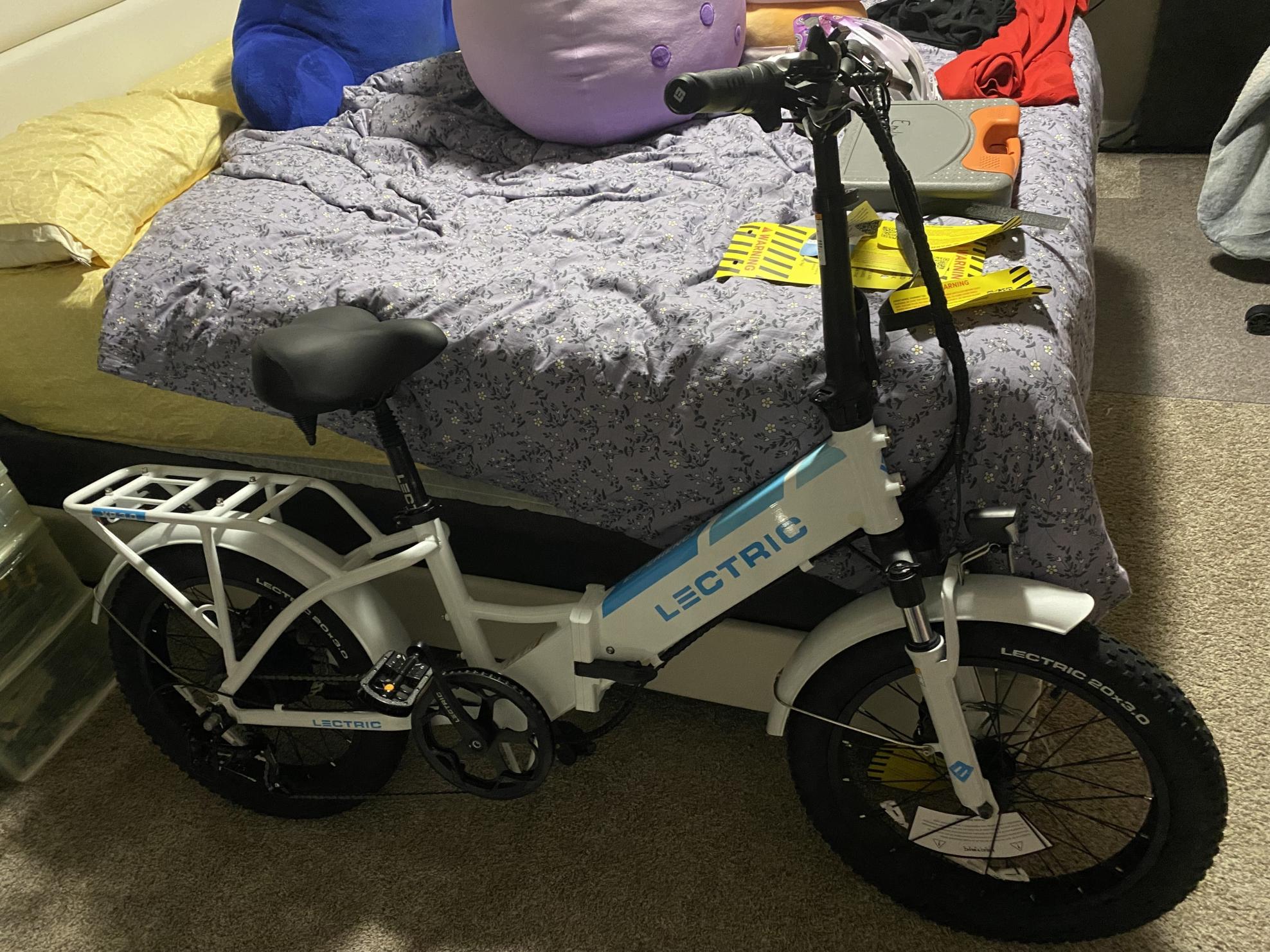 2024 Lectric eBikes XP 3.0 White and Blue