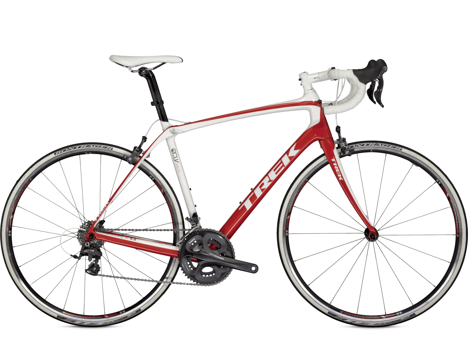 2012 Trek domane 5.2 White and Red