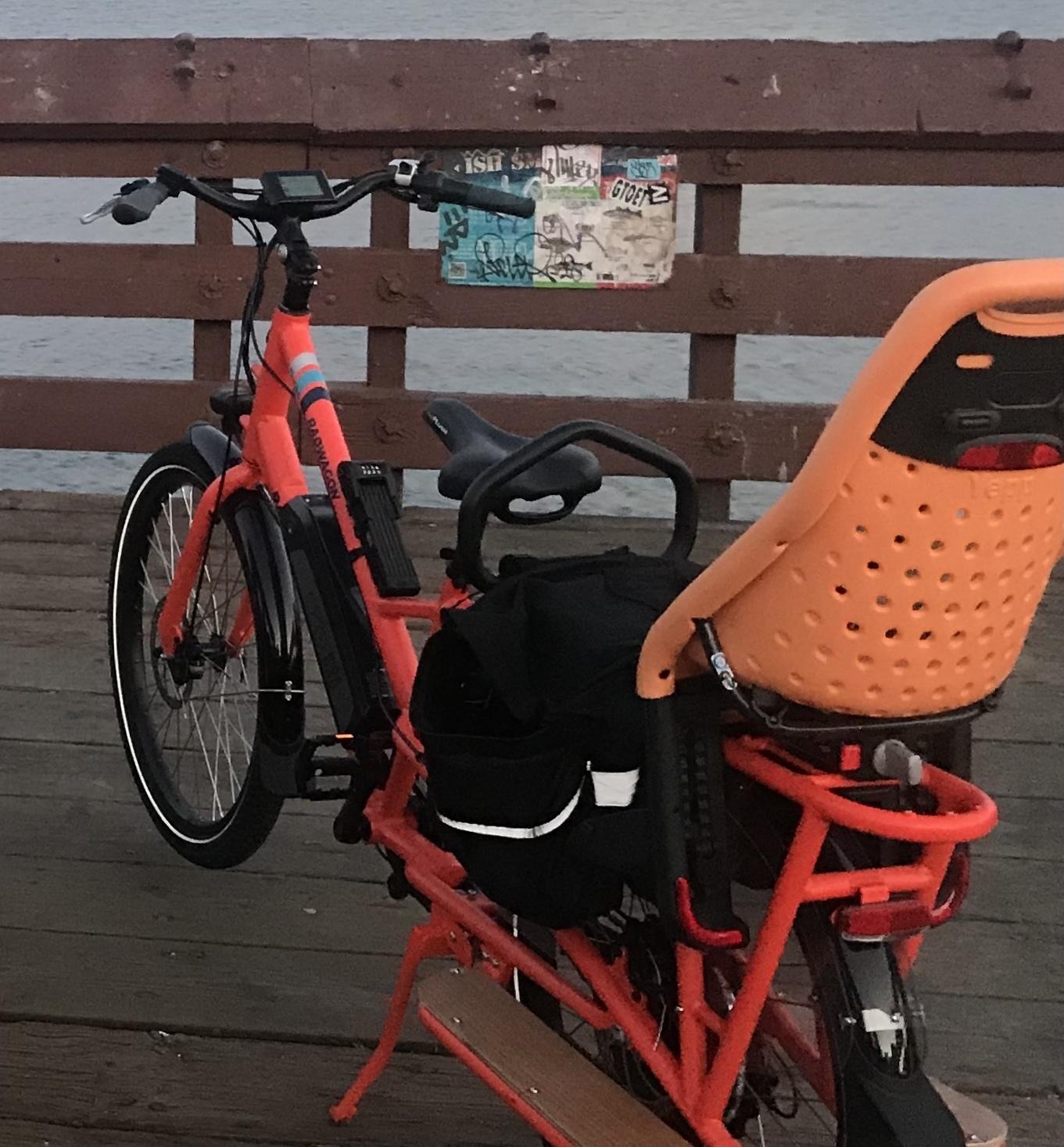2019 Rad Power Bikes RadWagon cargo bike (rear storage) Orange