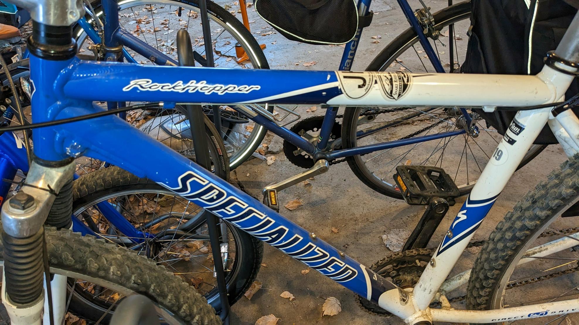 Specialized Rockhopper Blue and White