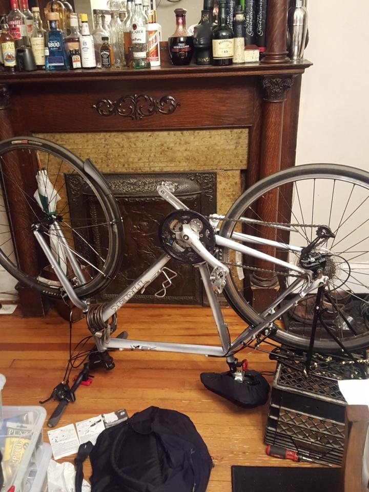 Trek White and Silver or Gray