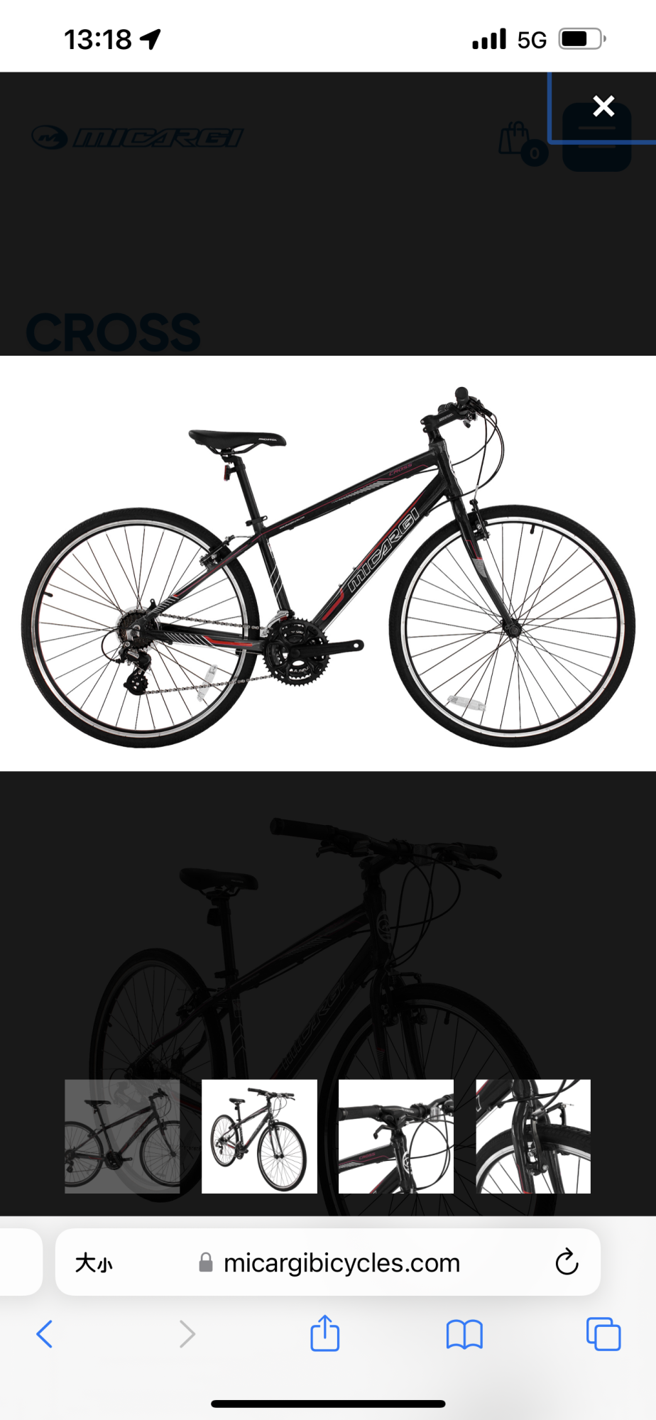 2021 Micargi Cross Black