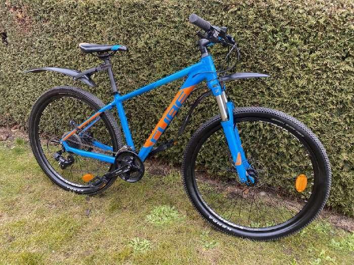 2018 Cube Aim pro 29 Blue and Orange