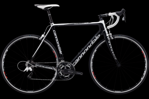 2012 Cannondale Supersix 6 Apex White, Black, and Silver or Gray