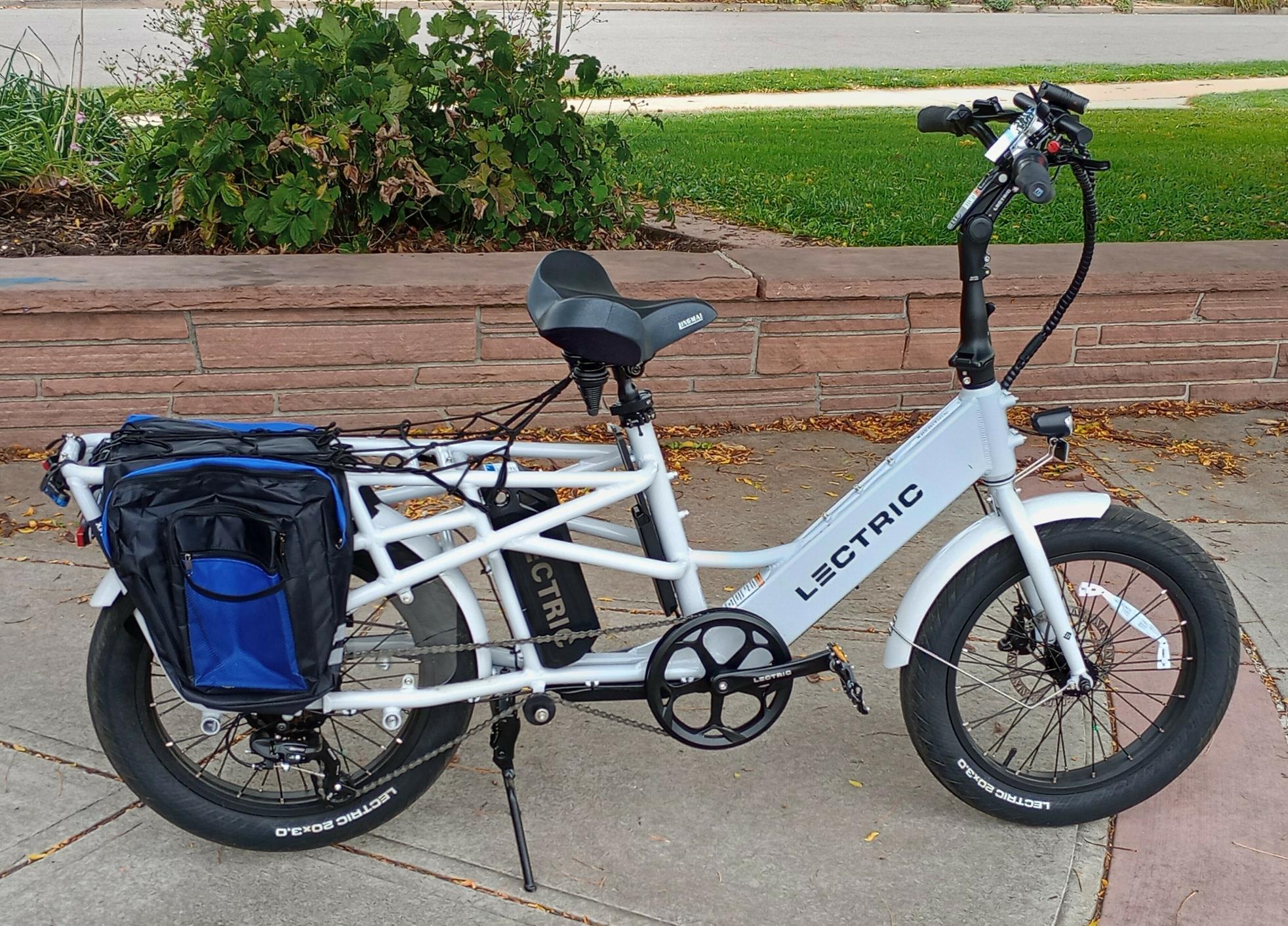 2023 Lectric Cycles E cargo bike White