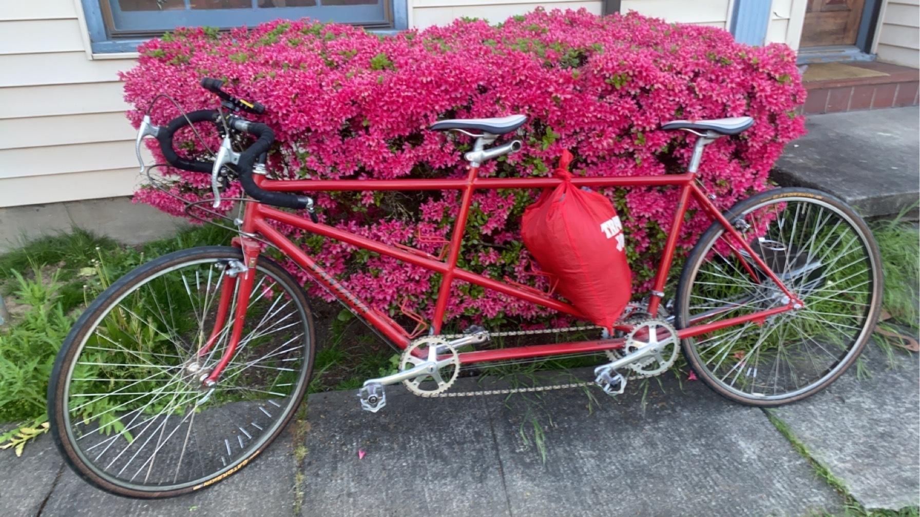 Santana Cycles tandem Red