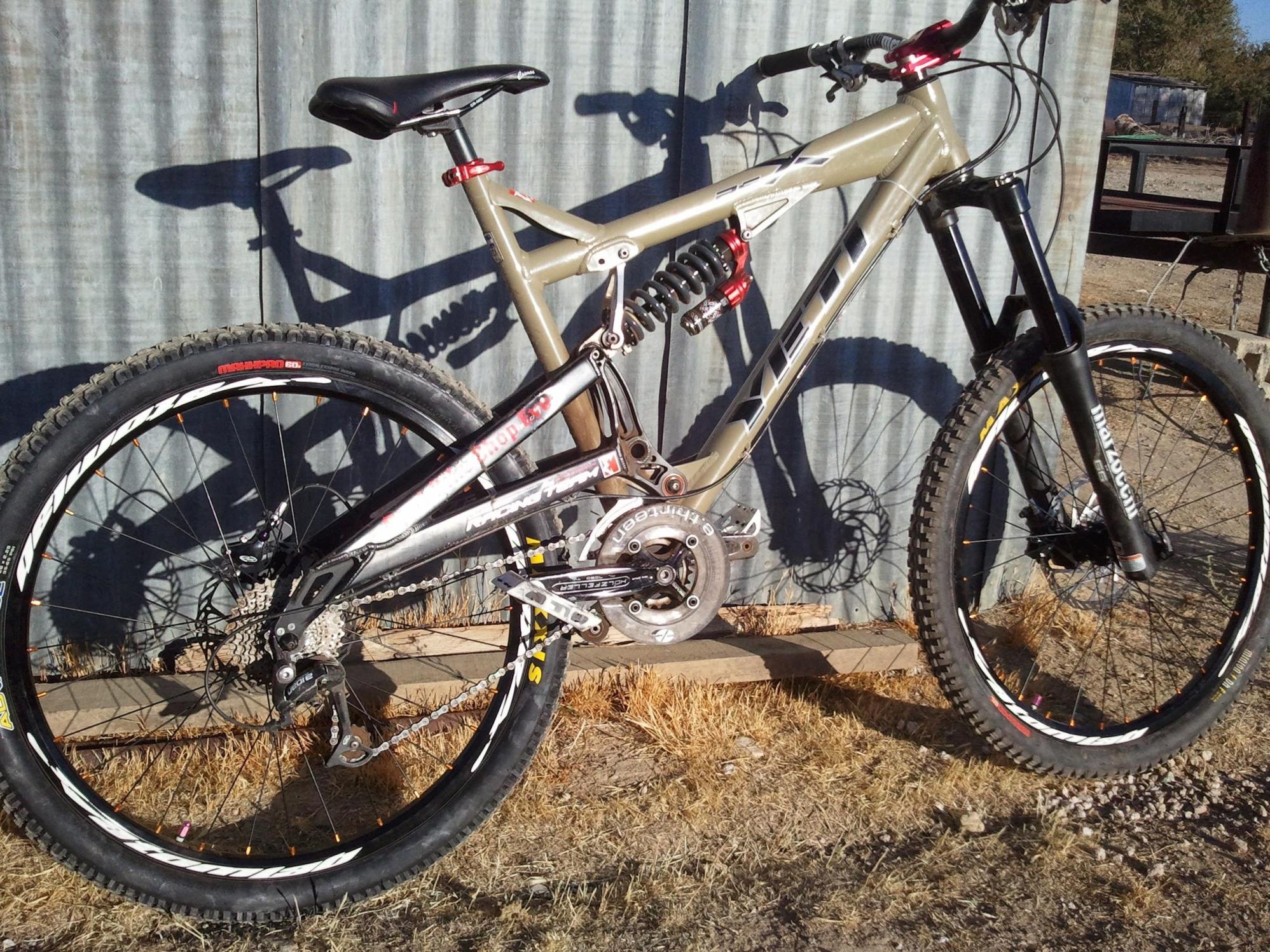 2006 Yeti AS-X Yellow or Gold and Red