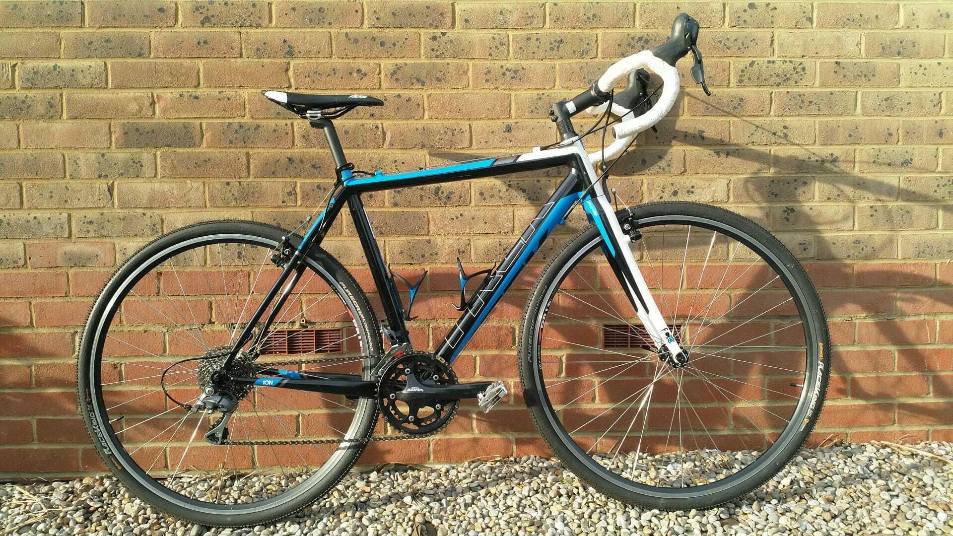 2013 Trek Ion CX Pro Black, Blue, and White