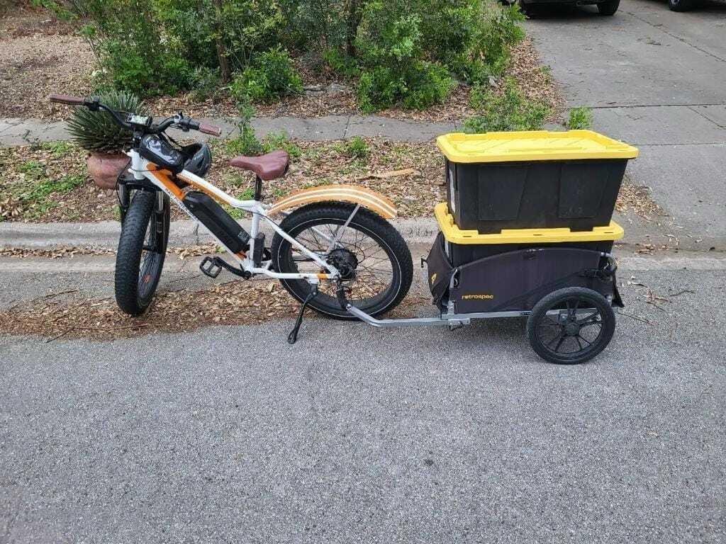 Rad Power Bikes Rhino White and Orange