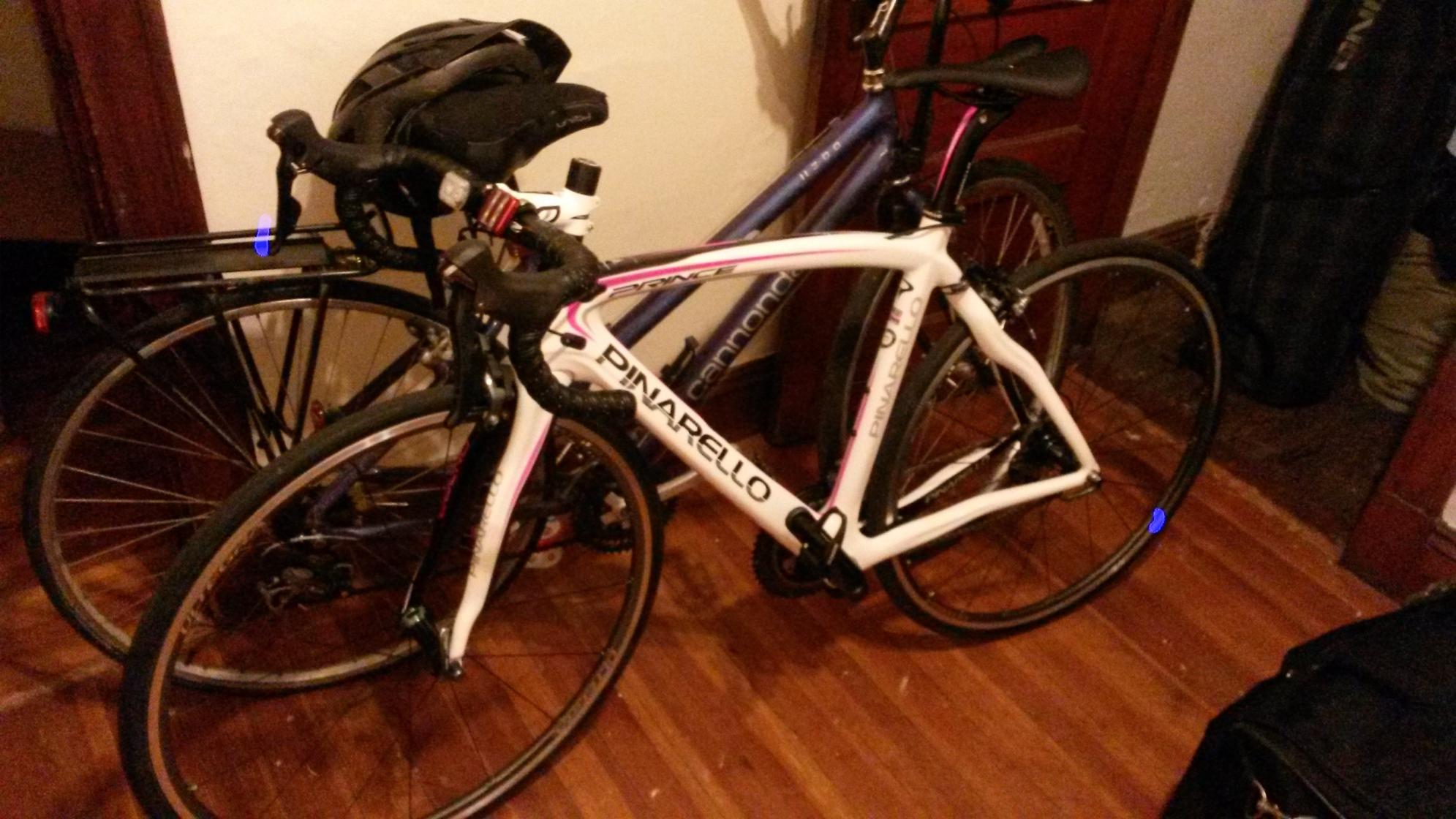 2015 Pinarello Prince White, Pink, and Black