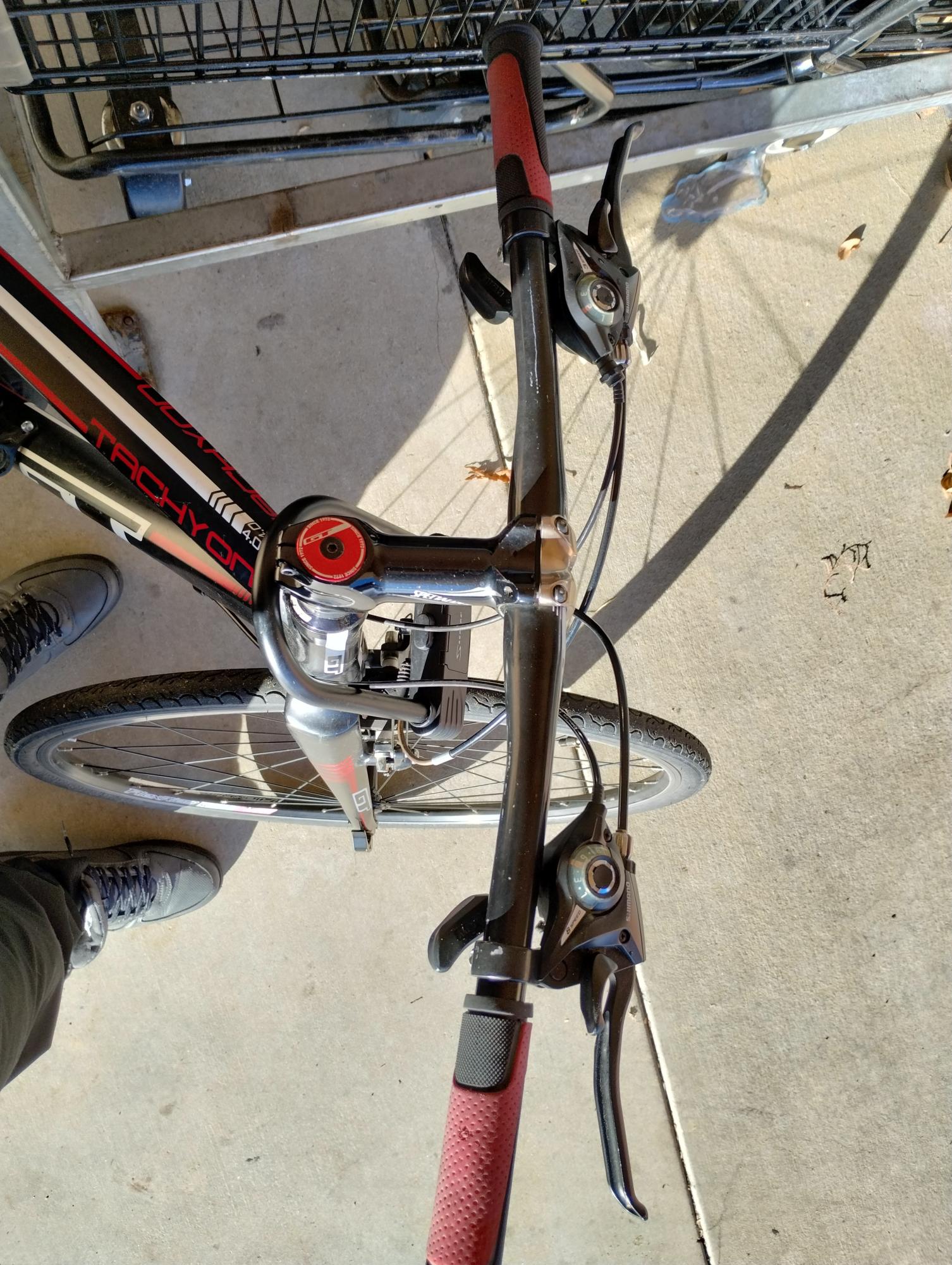 2012 GT Bicycles Tachyon 4.0 Black, Red, and White