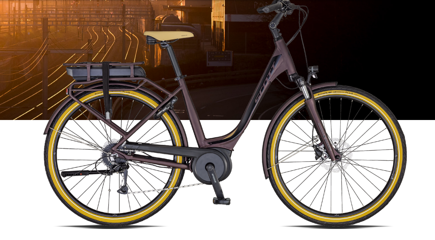 2020 SCOTT Sub Active eRide USX Rack Brown