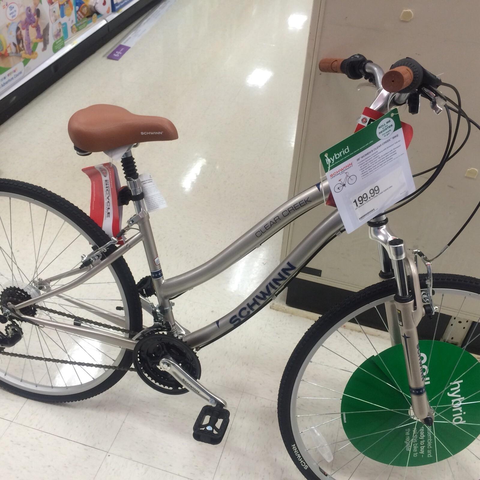 2015 Schwinn Hybrid bicycle Silver or Gray and Blue