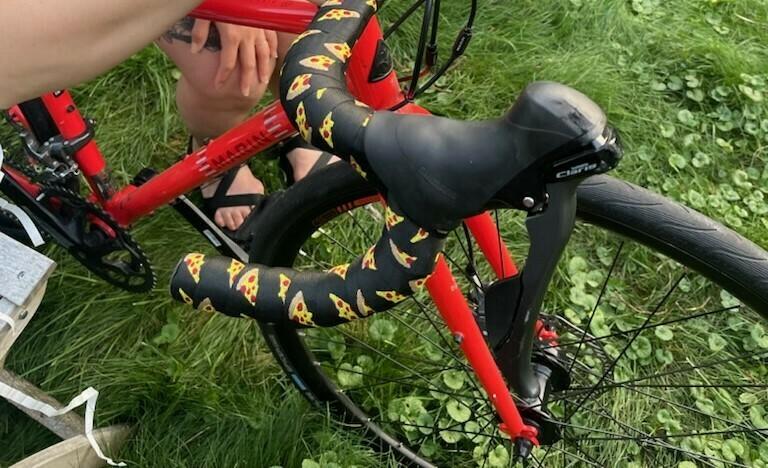 2019 Marin Bikes Nicasio Red and Stickers tape or other cover-up