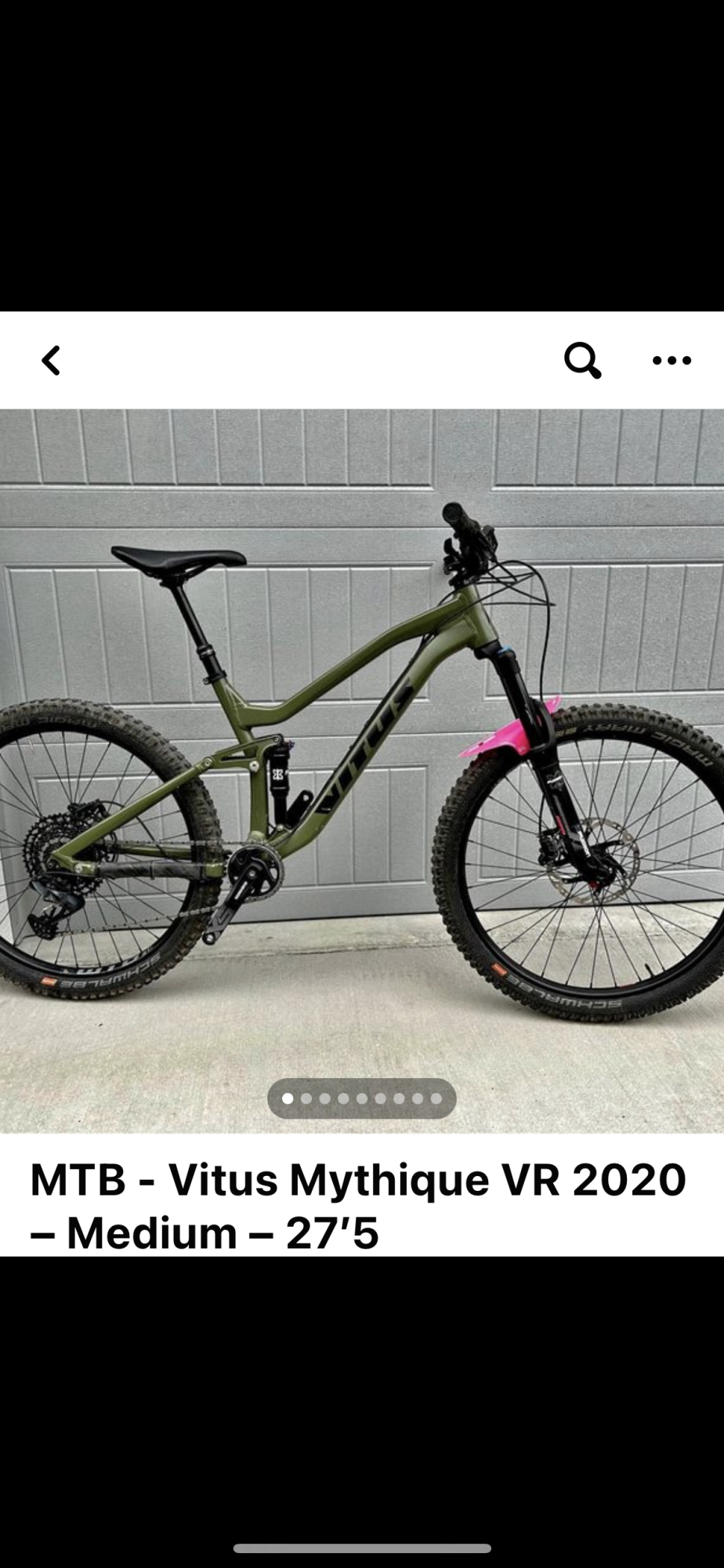 2020 Vitus Mythique Green