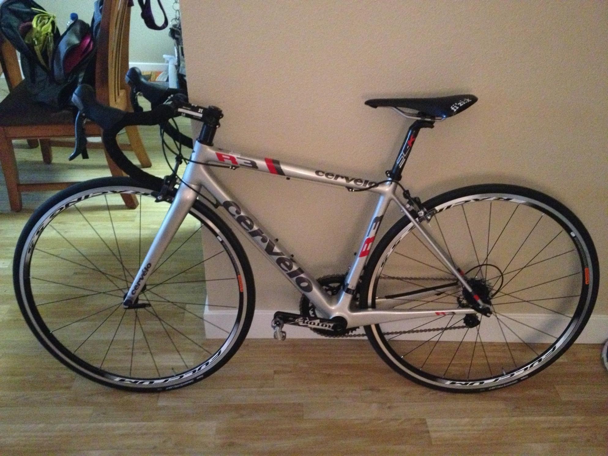 2013 Cervélo R3 Ultegra XS  Silver or Gray
