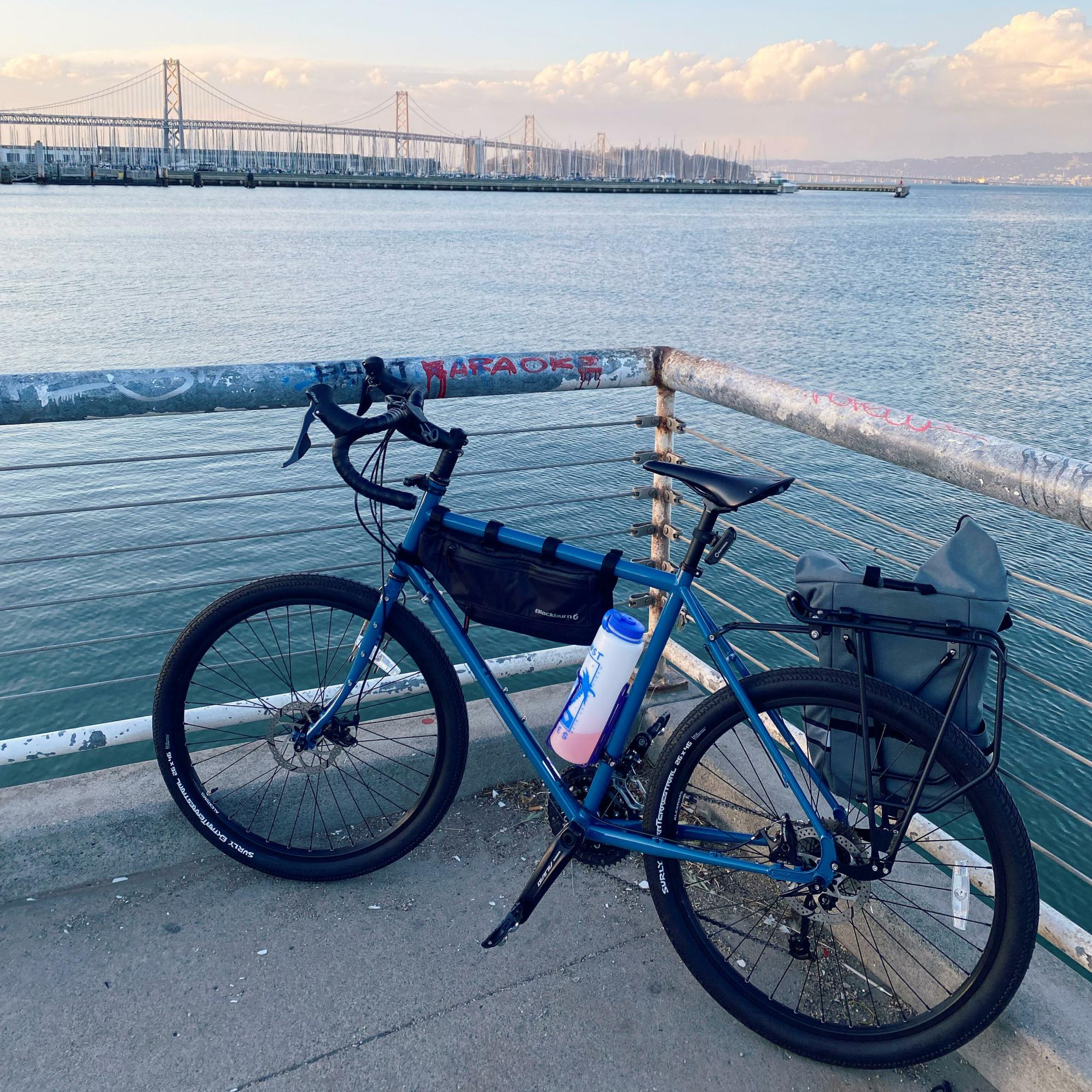 Surly Disc Trucker Blue